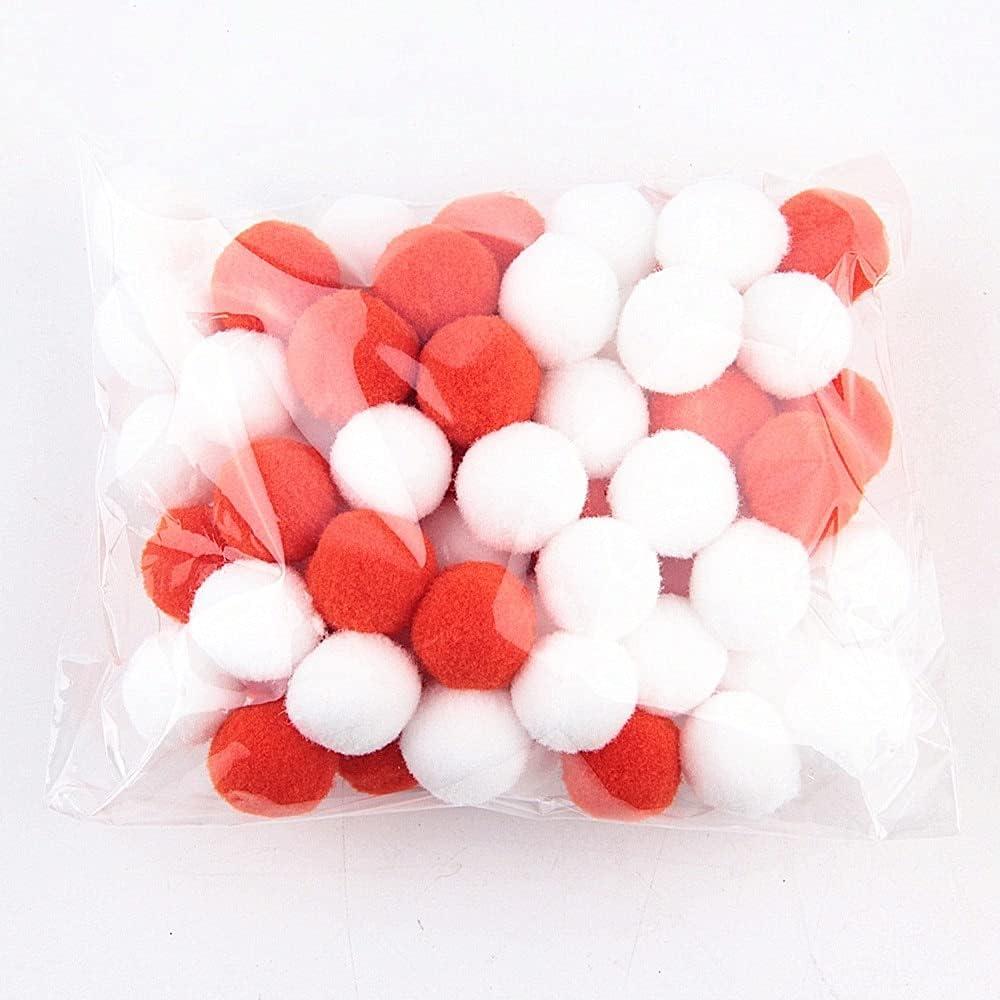 GIOTEL 20g 8mm 10mm 15mm 20mm 25mm 30mm Pompom Ball Suitable for DIY Soft Wedding Decoration Sewing On Cloth Accessories (Color : 1216, Size : 10mm 20g 288pcs)