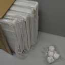 4 Tier Plastic Storage Bins with Lid 24QT, Stackable Storage Containers with Wheels, Folding Storage Boxes, Collapsible Storage Bins, Closet Organizers and Storage for Living Room,Office,Dorm (White)