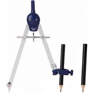 Mr. Pen- Compass for Geometry, Compass with Pencil, Compass Drawing Tool, Drawing Compass, Math Compass, Drafting Tools, Drawing Tools, Geometry Compass, Circle Drawing Tool (Silver)