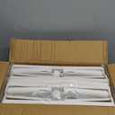 CTSNSLH 4 Tier Plastic Storage Bins and Boxes Organizer - Stackable with Lids for Bedroom, Living Room, Office - Foldable Containers (White)