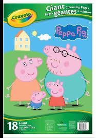 Colouring Book Crayola Giant Fun Pad Peppa Pig 
