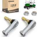 10L0L Golf Cart Tie Rod Ends Ball Joint Kit for EZGO TXT 2001-Up Electric & Gas Models-Driver & Passenger Side Replacement Parts (Fits OEM #70902-G01 70902-G02) - 2-Piece Set