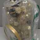 25pcs Christmas Tree Balls, 2.36" Christmas Ornament Decorations Shatterproof Ornaments Black and Gold Color Painted Christmas Baubles Decorations for Party Wedding Christmas Decor