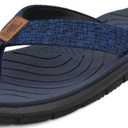 KuaiLu Womens Casual Flip Flops with Comfortable Arch Support Yoga Mat Summer Beach Walking Thong Cushion Sandals Lightweight Flats Non-Slip Shoes Indoor Outdoor