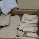 MeowHomm Cat Wall Shelves, Wood Cat Shelf with 3 Steps, Non-Slip Wall-Mounted Furniture for Kittens