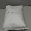 Albassa 2 Pack Cocktail Table Covers 32"x 43" Spandex Stretch Round Cocktail Tablecloths with Wavy Drapes Fitted High Top Bar Table Skirt for Wedding Party Banquet (White, 2 PCS)