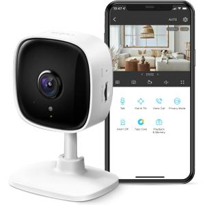 TP-Link Tapo 2K Indoor Security Camera for Baby Monitor, Dog Camera w/Motion Detection, 2-Way Audio Siren, Night Vision, Cloud & SD Card Storage(Up to 256 GB), Works w/Alexa & Google Home(Tapo C110) TP-Link Tapo 2K Indoor Security Camera for Baby Monitor, Dog Camera w/Motion Detection, 2-Way Audio Siren, Night Vision, Cloud & SD Card Storage(Up to 256 GB), Works w/Alexa & Google Home(Tapo C110)