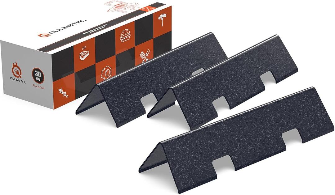 15.3" Flavorizer Bars for Weber Spirit e210, Grill Parts for Weber Spirit 200, GS4 Spirit II E-210 Grills with Front Control, 16GA Porcelain Steel Spirit e210 Replacement Parts for Weber 7635 67045