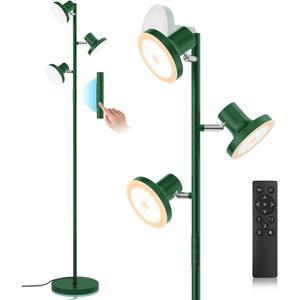 SIBRILLE 36W LED Tree Floor Lamp, Modern Dimmable Standing Lamp with Remote & Touch Control, 4 Color Temperatures, 3 Rotatable LED Light Floor Lamps for Living Room, Bedroom, Office