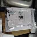 35-Inch Outdoor Grill Cart with Stainless Steel Sink, Rolling BBQ Prep Table with Faucet, Storage Shelves and Lockable Wheels for Patio, Backyard and Outdoor Cooking, Silver & Black