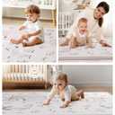 ROBUD Baby Play Mat, Baby Floor Play Mat, 5050in Kids Play Mat with Non-Slip PadFoldable and Machine Washable Foam Play Mat for Baby Aged 0+, WF010