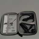 Open Ear Bluetooth Headphones with Microphone, Noise Cancelling Wireless Headset with Mute Button, Supports aptX/aptX-LL/aptX-HD, Designed for Meeting, Home Office,Driving -Not Bone Conduction (Grey)