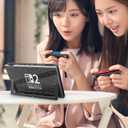 RHOTALL Glitter Case for Nintendo Switch 2 2025, Protective Dockable PC Shell Case, Slim Design Crystal Flash Controller Cover with Detachable joycon Compatible with New Nintendo Switch 2 7.9 Inch