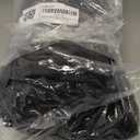 YUNZLAN Fluffy Imitation Rabbit Fur car Front or Rear seat Cushions Winter Warm and Comfortable Thickening car seat Cover car Interior Accessories 1pcs(Back seat, Black)