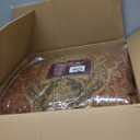 Loom and Mill 9-Piece Vintage Jacquard Comforter Sets, Gradient Red Traditional Damask Comforter King Set, Ultra Soft Bedding with Euro Shams, Bedskirt, Filled Decorative Pillow for Home (King)