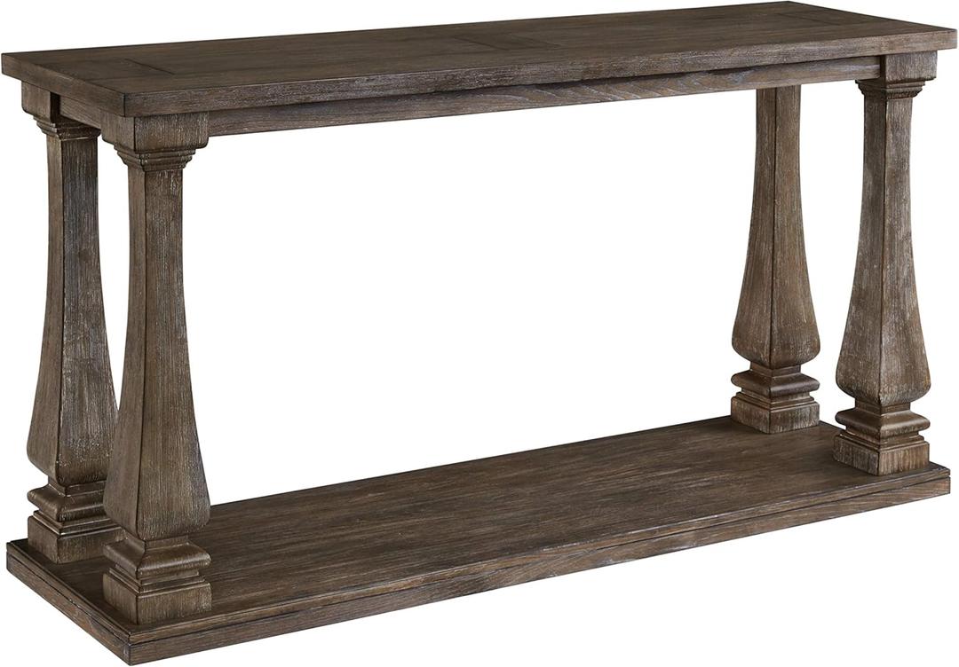 Signature Design by Ashley Johnelle Sofa Table, Gray (Grey)