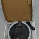 saiggnyy 6" Double-Sided 1X/10X Magnifying Mirror,LED Vanity Mirror Large Lighted Makeup Mirror,Portable Travel Makeup Mirror with 3-Color Lights,Magnified Hand Mirror with Flannel Bag