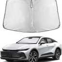 EcoNour Windshield Sunshade Compatible for Toyota Crown 2023-2024 2025 2026, Sun Visor for Front Windshield & Window Sun Shade Cover, UV Heat Blocker & Protector, Car Accessories