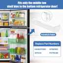 MAN62570801 Refrigerator Door Shelf Bin Compatible With LG Kenmore Refrigerator Parts Replacement Fridge Door Shelf LTCS24223S LTCS24223D LTWS24223S LRTLS2403S Fridge Door Basket Right
