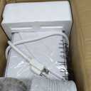 500W Utility Sink Pump with PCB Function Upgrade Structure Upflush to 23FT 1600GPH Under Sink Pump with 3 Water Inlets 1 Outlet Macerating Toilet System for Sink Shower Urinal Kitchen Basement
