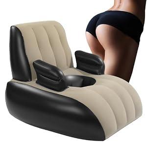 HOMBYS Inflatable BBL Chair Sofa with Hole, BBL Pillow for Post-Surgery Recovery, Sleeping & Sitting