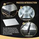 KickFry Cold Rolled Steel Plate 24" x 12"Mild Steel Sheet Metal Plate (D)
