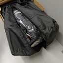 10x10 Pop Up Canopy Tent with 2 Sidewalls, Easy Up Canopy Upgraded Outdoor Party Sun Shade Tent Portable Gazebo for Beach Camping Events with Carry Bag and 4 Sand Bags (Navy Blue-New)