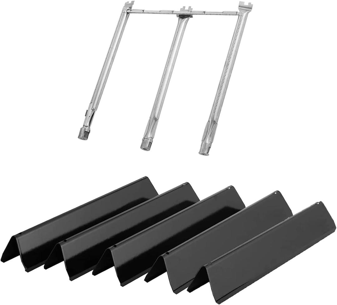 Spirit E-310 Replacement Parts 7636 Flavorizer Bars 69797 Burners for Weber Spirit II Grill Parts E310 S-310 E-320 S-320 E-330 S-330 Spirit 2 GS4 Flavor Bars Burner Covers Spirit Gas Grill Parts