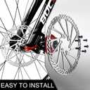 BUCKLOS 2PC Bike Brake Rotors 140mm 160mm 180mm 203mm, MTB Stainless Steel Bicycle Disc Rotors with 12 Bolts for Mountain Road Bike/Ebike/BMX