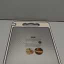 Stainless Steel Cutting Board for Kitchen, Non Toxic Large Chopping Board Double Sided Non-slip Scratch-resistant Mesh Design with Juice Groove Food-Grade Wheat Straw PP 15×10 In Easy to Clean