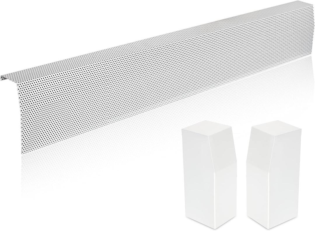 Redants 4 FT Baseboard Heater Covers with Left and Right Endcaps