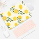 Seorsok Compatible with MacBook Air 13 Inch Case2022 2021 2020 2019 2018 Release A1932 A2179 M1 A2337 Touch ID,Cute Plastic Hard Shell Case with Keyboard Cover,Lemon