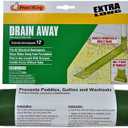 Frost King DE300 Standard Plastic Drain Away Downspout Extender, Extends 12-Feet, Green