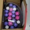 Remington Ionic Conditioning Hair Setter, 20 Velvet Hair Rollers, 6 Large (1), 10 Medium (1"), 4 Small (), Blowout Style Hair Curlers (pink)