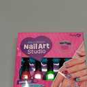 Nail Art Studio for Girls - Birthday Gift - Nail Polish Kit for Kids Ages 7-12 Years Old - Girl Gifts Ideas - Gift Set - Girly Stuff - Polish, Pens, Glitter, Stickers, Gems, Filer - 8 9 10 11 12 Year