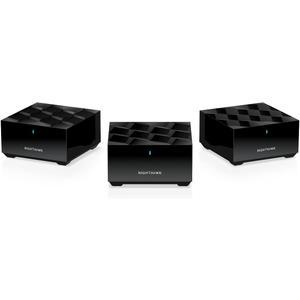NETGEAR Nighthawk Advanced Whole Home Mesh WiFi 6 System (MK63S) with Free Armor Security  AX1800 Router with 2 Satellite Extenders, Coverage up to 4,500 sq. ft. and 25+ Devices
