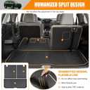 Cargo Mat Compatible with 2016-2025 Honda Pilot Cargo Liner Backrest Liner Seatback Protector for 2024 Honda Pilot Accessories(16-25 Pilot)