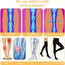Women's 20-30 mmHg Compression Pantyhose - Medical Grade Opaque Support Stockings for Varicose Veins, Edema, Swelling Relief - Durable Closed Toe Tights (Black, S)