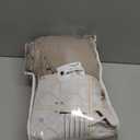 Flax Linen Greyish Beige Light Blocking Curtains 90 Inches Long 2 Panels Set for Dining Room, Neutral Memory Shape Pleated Blackout Heavy Duty Curtain with Hooks Ceiling Track Patio Door Drape 7-1/2FT (Burlywood Birch)