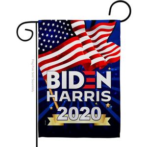 Biden Harris Flag Vote President 2020 Patriotic Democrat Republican Tea Party United State American Election House Decoration Banner Small Yard Gift Double-Sided, Garden Flag 13"x 18.5", Thick Fabric