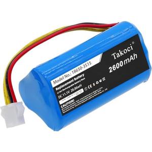 ChoyoqeR 2600mAh/11.1V PUCRC25 Replacement Battery for PUCRC25 PUCRC25_0 PUCRC26B 18650-3S15 S460 Robot Vacuum Cleaner Battery Li-ion