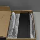 Rebee Vision Farmhouse Key Holder for Wall - Modern Key Racks for Wall Decor Living Room and Mail Organizer with Shelf for Apartment Essentials - Home Decor Aesthetic (Black, 3.54"D x 10"W x 7.28"H)