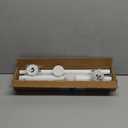 ENJOYBASICS 2 Pack Adjustable Spring Tension Curtain Rods 32 to 54 Inches, Stainless Steel White Shower Rod No Drilling for Window, Bathroom, Closet, Room Divider, 7/8" Diameter