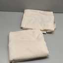 Nanspring Cream Beige Curtains 90 Inches Long for Living Room Linen Light Filtering Semi Sheer Curtain Back Tab Rod Pocket Modern Farmhouse Decor Elegant Coastal Drapes for Bedroom 52x90, 2 Panels