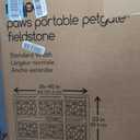 MYPET North States Paws Portable Pet Gate: 26-40" Wide. Pressure Mount. No Tools Needed. Made in USA, 23" Tall, Expandable, Durable Dog Gates for Doorways, Fieldstone Gray