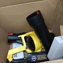 SOMOREI 650 CFM Lightweight Powerful Leaf Blower Cordless with 40V Battery and Fast Charger, Brushless Yard Garden Blowers for Lawn Care Yellow