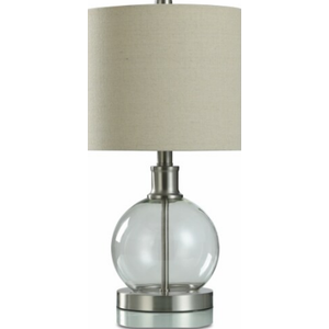 Stylecraft Gray/Light Gray Table Lamp
