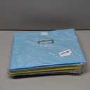 STOREONE Fabric Storage Cube Bins Foldable Organizer Container Collapsible Basket With Lids and Metal Handles, for Home, Bedroom, Closet 6 Pcs (Multicolour)