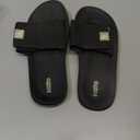 Body Glove Men's Slides, Cushioned Slide-on Sandal Slippers with Padded Adjustable Strap, Size 12 