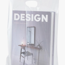 100 Clear Plastic Bags With Handles 9"x12" Perfect for Merchandise And Retail 1.5Mil Thick Clear Gift Bags With Handles